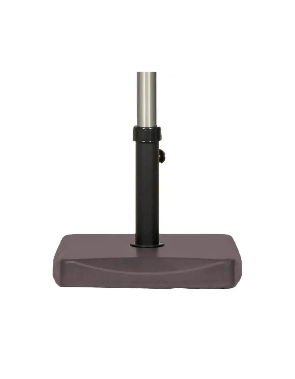 Polycrete Outdoor Parasol Base 25kg Square - Brown