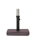 Polycrete Outdoor Parasol Base 25kg Square - Brown