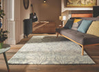 Heritage Lavender Floral Wool Rug