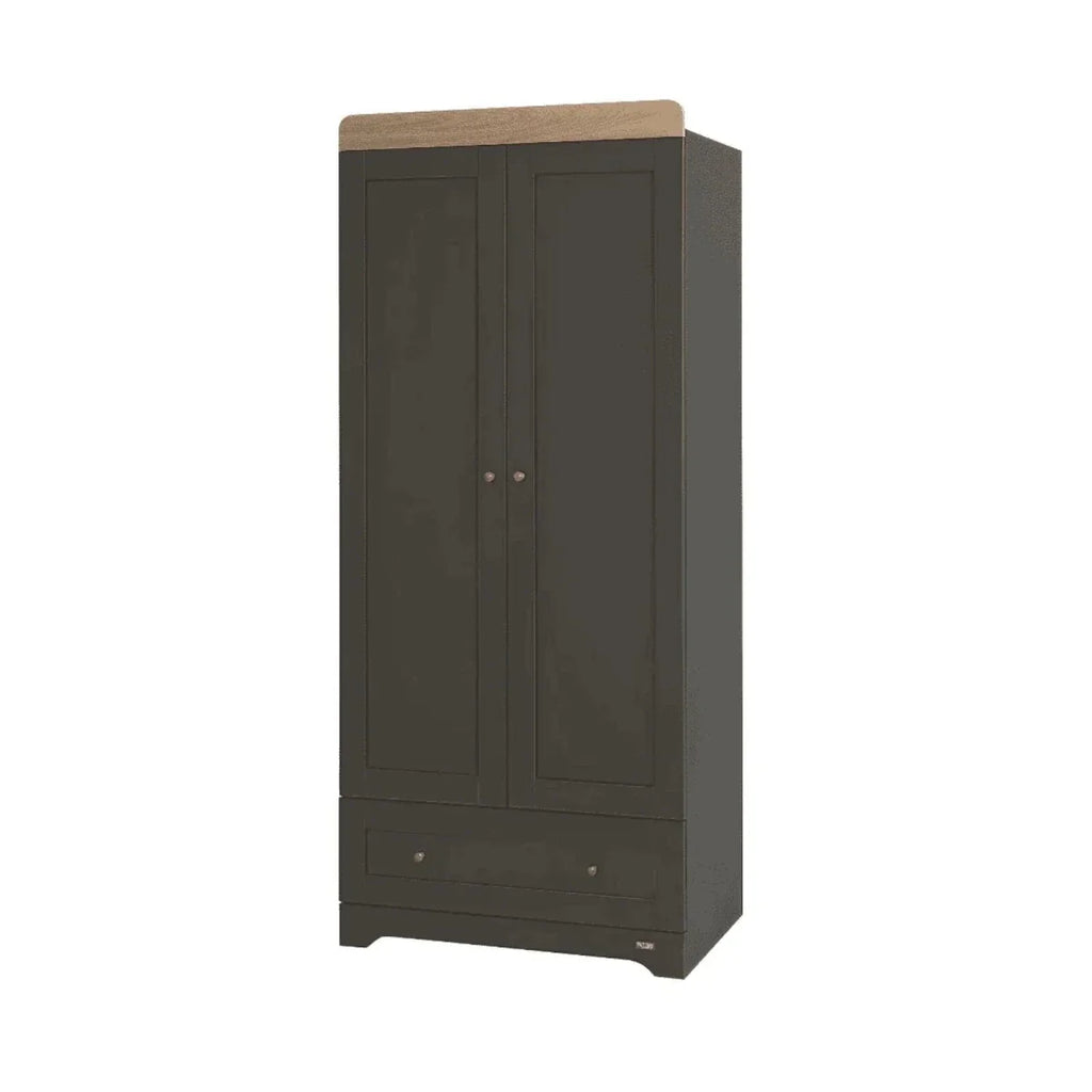 Tutti Bambini Rio Wardrobe - Slate/Honey Oak