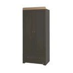 Tutti Bambini Rio Wardrobe - Slate/Honey Oak