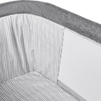 Ickle Bubba Mini Rocker Crib - Space Grey