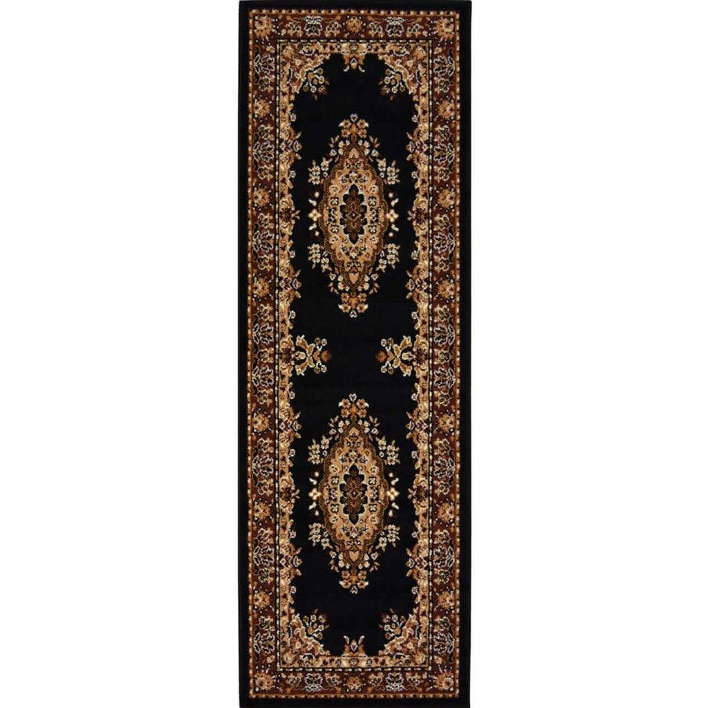Maestro Traditional Black Rug | 4470 B11