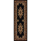 Maestro Traditional Black Rug | 4470 B11