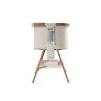 Tutti Bambini Cozee Bedside Crib - Scandinavian Walnut/Ecru
