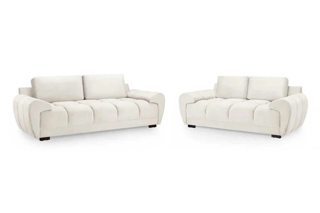 Azzuro  Fabric 3+2 Seater Sofa Set