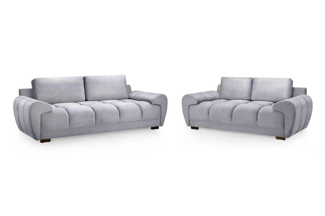 Azzuro  Fabric 3+2 Seater Sofa Set