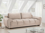 Azzuro Plush Velvet  3-Seater Sofa : Anti-Slip, Comfort