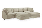 Belgravia  U-Shape Corner Sofa: Plush Velvet, Modular, Family Living