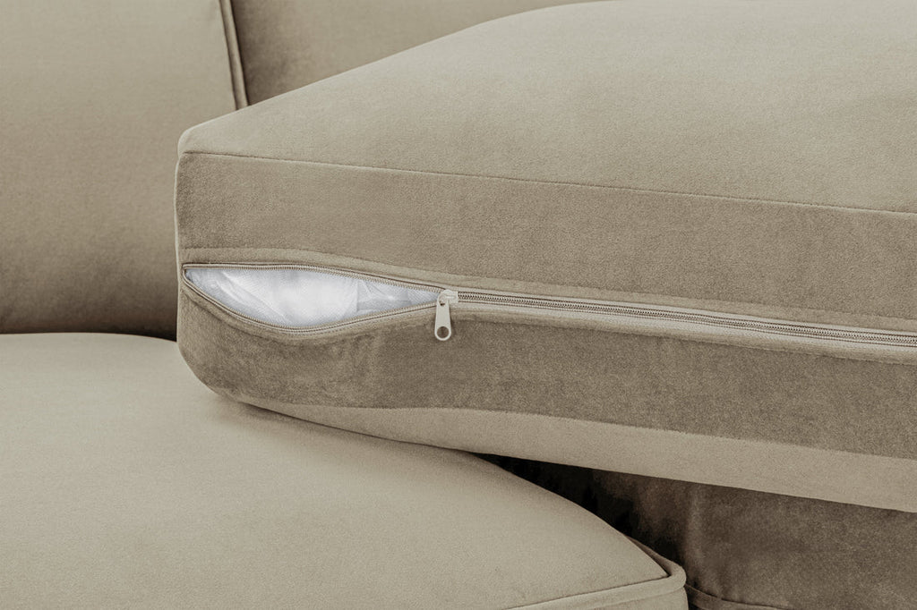 Belgravia  U-Shape Corner Sofa: Plush Velvet, Modular, Family Living