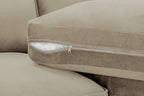 Belgravia  U-Shape Corner Sofa: Plush Velvet, Modular, Family Living