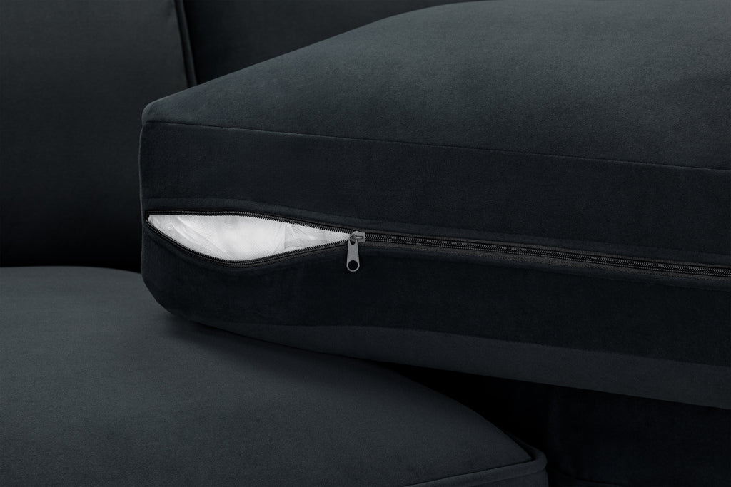 Belgravia  U-Shape Corner Sofa: Plush Velvet, Modular, Family Living