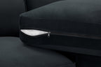 Belgravia  U-Shape Corner Sofa: Plush Velvet, Modular, Family Living