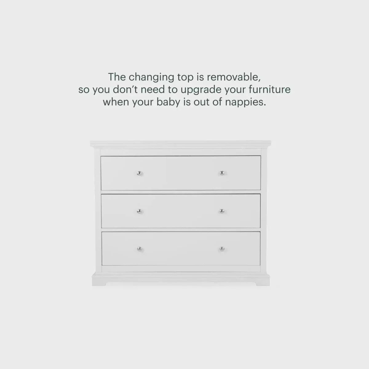 CuddleCo Beaumont Dresser Changer - White