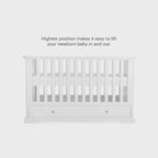 CuddleCo Beaumont Cot Bed - White
