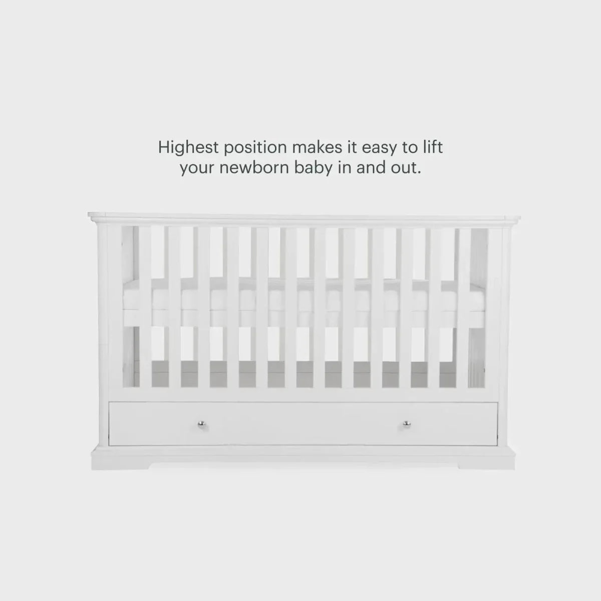 CuddleCo Beaumont Cot Bed - White