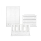 CuddleCo Beaumont 3 Piece Nursery Furniture Set - White
