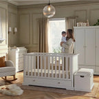 CuddleCo Beaumont 2 Piece Nursery Furniture Set - White