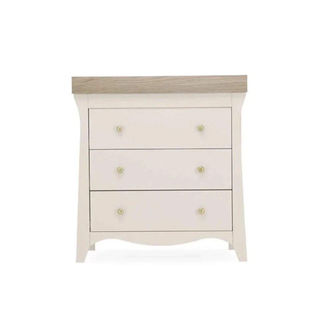 CuddleCo Clara 3 Piece Nursery Furniture Set - Cashmere & Ash