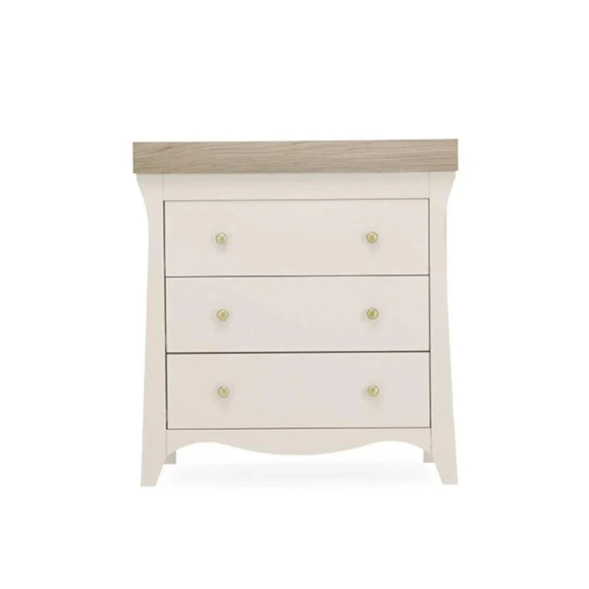 CuddleCo Clara 3 Piece Nursery Furniture Set - Cashmere & Ash