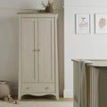 CuddleCo Clara 2 Door Nursery Wardrobe - Cashmere & Ash