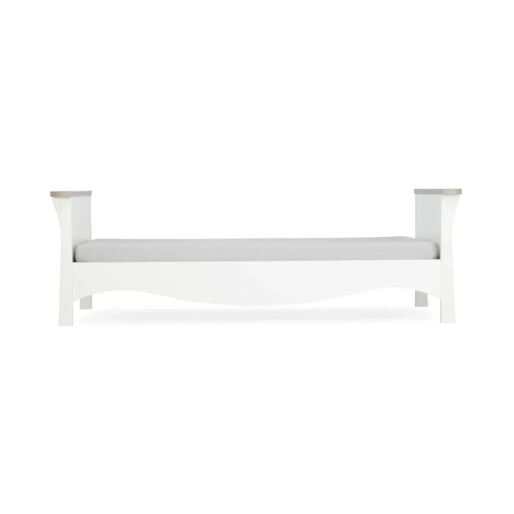 CuddleCo Clara Toddler Bed - White/Ash