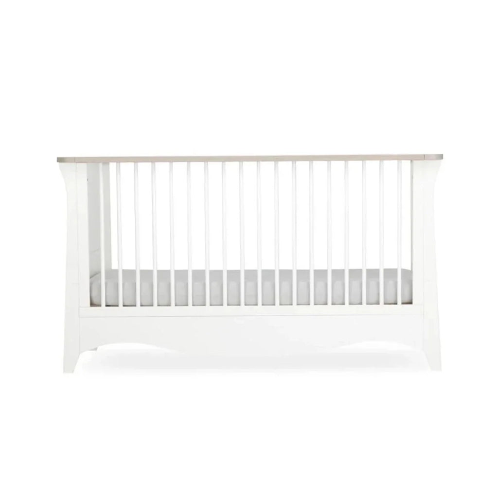 CuddleCo Clara 2 Piece Nursery Furniture Set - White & Ash