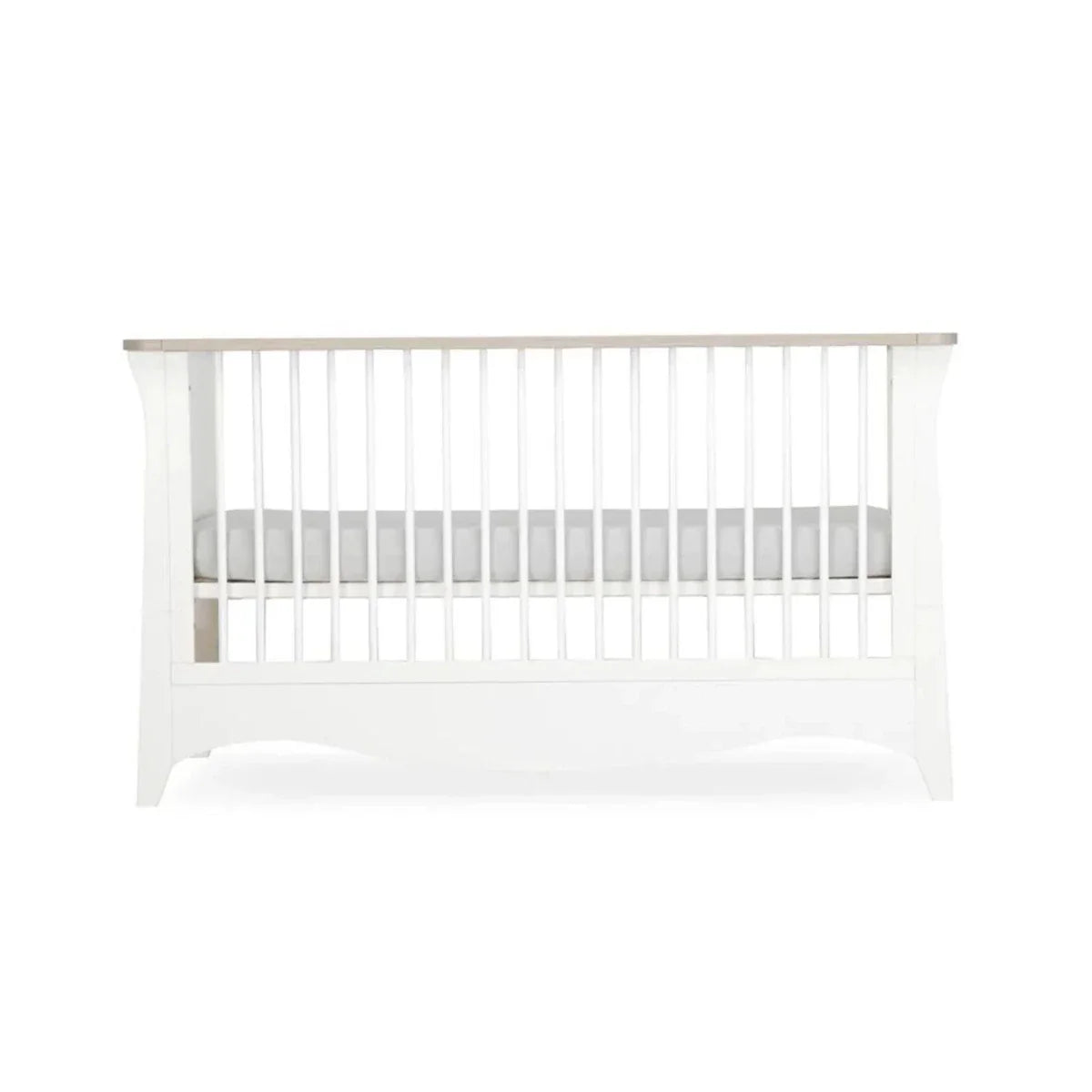 CuddleCo Clara 3 Piece Nursery Furniture Set - White & Ash