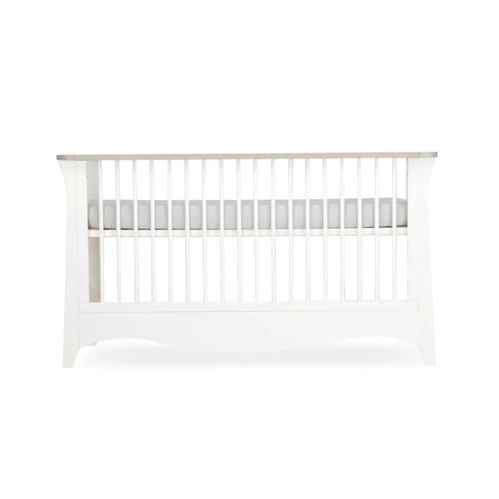 CuddleCo Clara Cot Bed - White & Ash