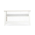 CuddleCo Clara Cot Bed - White & Ash