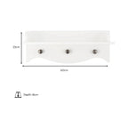 CuddleCo Clara Wall Shelf - White
