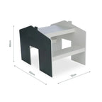 CuddleCo Play House Desk for 2 - Pebble