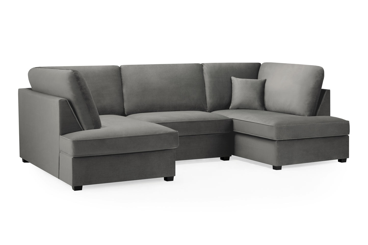 Carnaby Plush  U-Shape Corner Sofa: Spacious, Comfortable, Stylish Living Room Seating