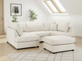 Carnaby Plush  U-Shape Corner Sofa: Spacious, Comfortable, Stylish Living Room Seating