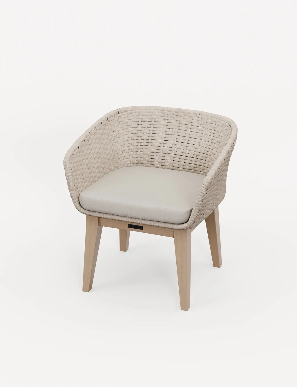 Roma 4 Seater Round Sunray with Terrazzo Insert Dining Set with Eden Dusk Chairs