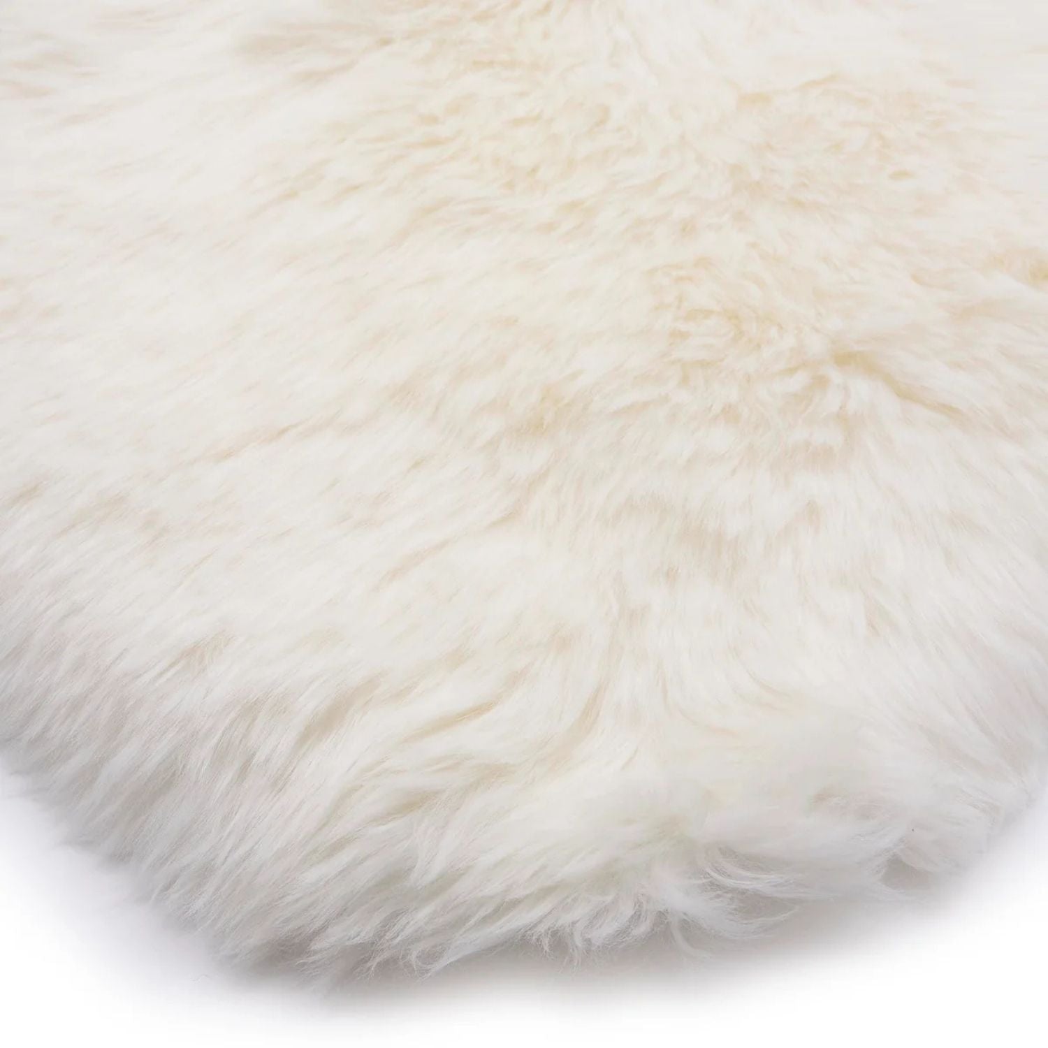 Genuine Natural Cream Sheepskin Faux Fur Rug