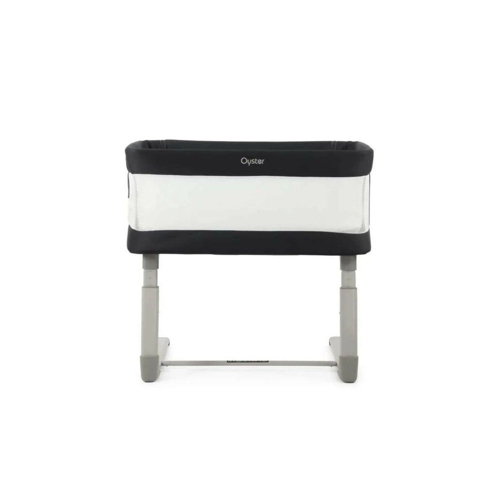 Oyster Wiggle Crib Co-Sleeper - Carbonite