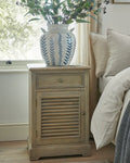 Delphine Collection 1 Drawer 1 Door Chest Left Hand