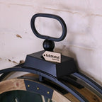 Industrial Extra Large Cog Clock Black and Gold