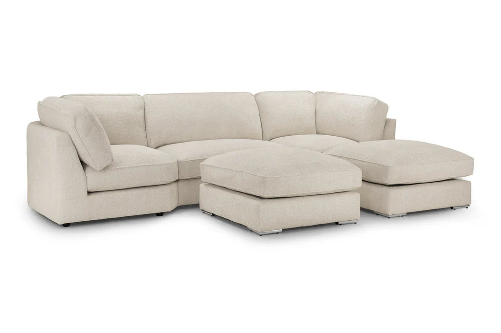 Inga Fullback  U-Shape Corner Sofa: Modern, Comfortable, Spacious Seating Solution