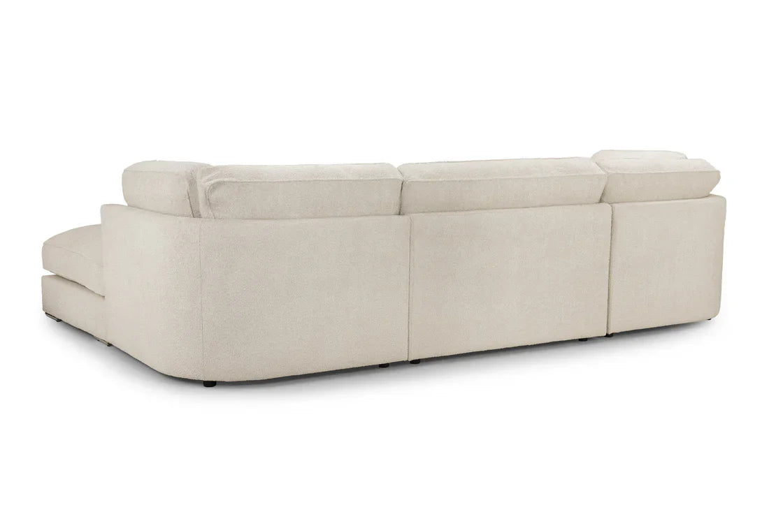 Inga Fullback  U-Shape Corner Sofa: Modern, Comfortable, Spacious Seating Solution