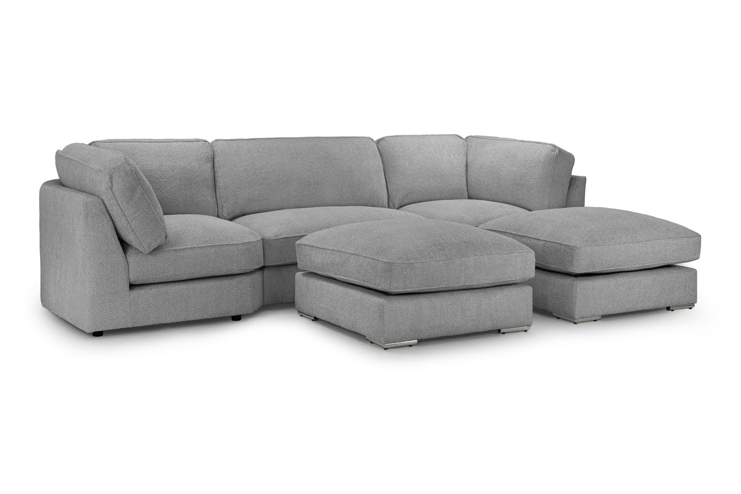 Inga Fullback  U-Shape Corner Sofa: Modern, Comfortable, Spacious Seating Solution