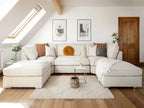 Inga Fullback  U-Shape Corner Sofa: Modern, Comfortable, Spacious Seating Solution