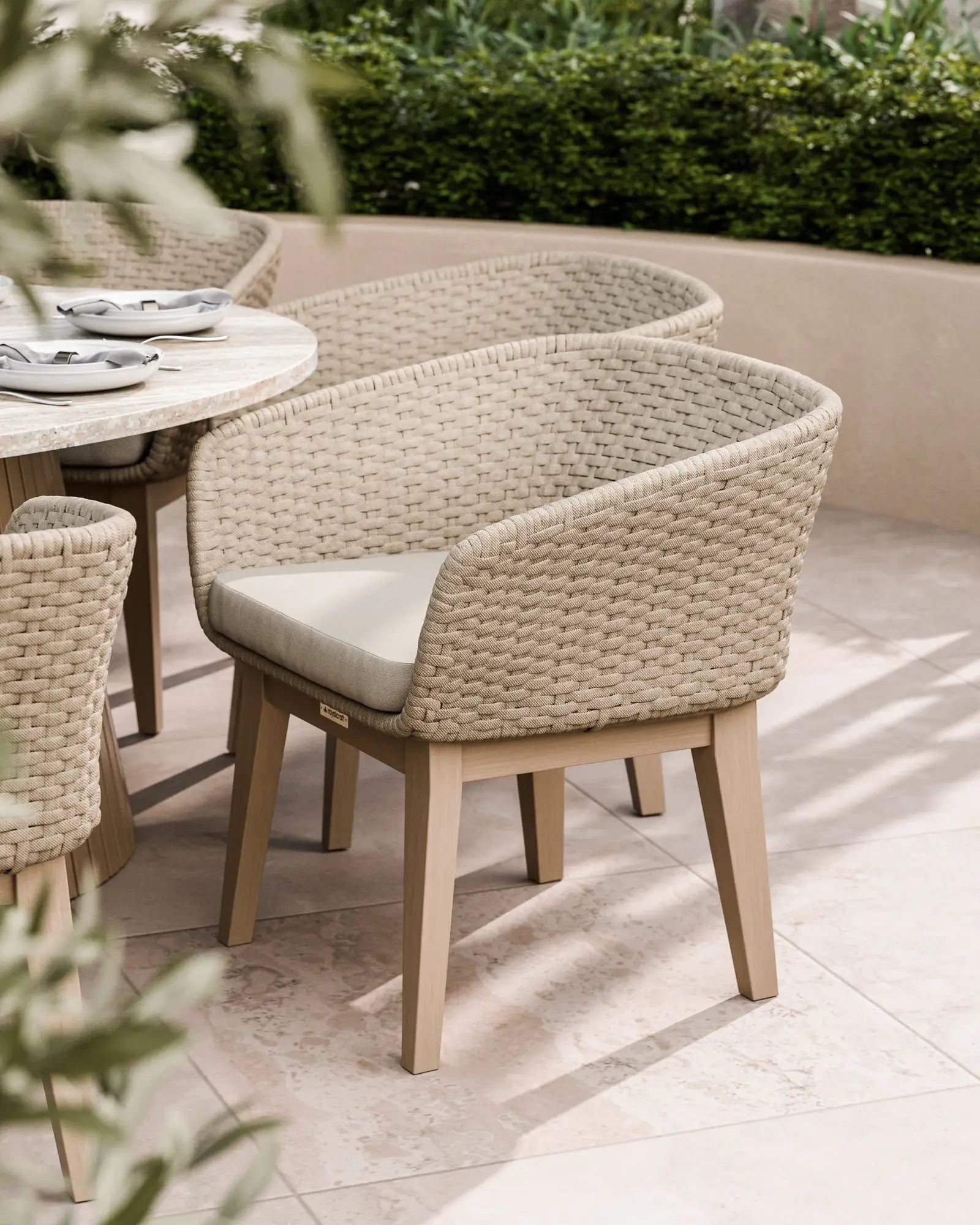 Jupiter 8 Seater Ellipse D Conical Dining Set with Eden Dawn Dining Chairs