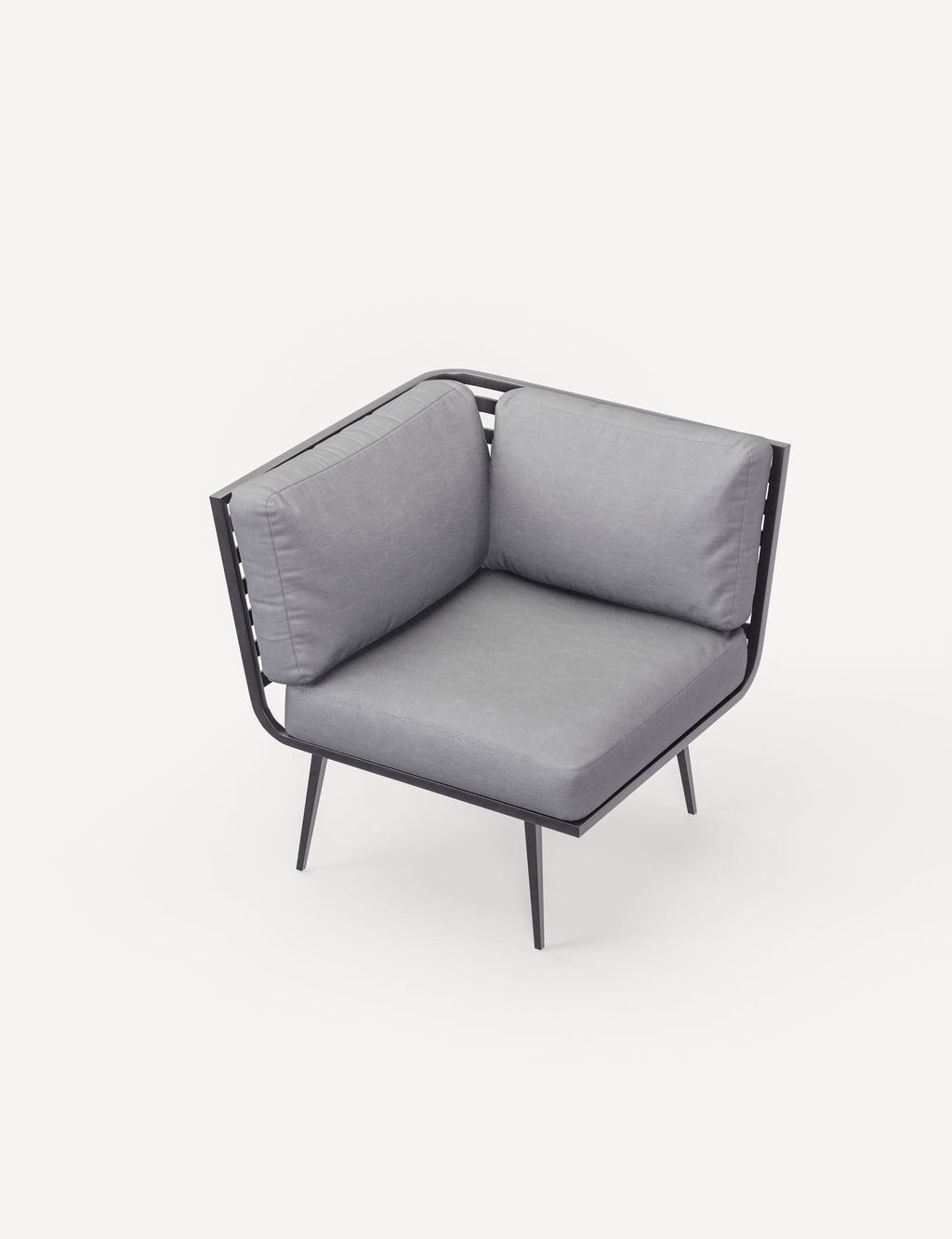 Mayfair Corner Lounging Set with Fire Pit Table and 2 Benches