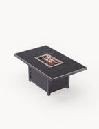 Mayfair Corner Lounging Set with Fire Pit Table and 1 Bench