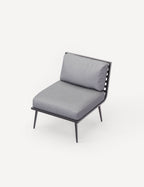 Mayfair Corner Lounging Set with Fire Pit Table and 1 Bench