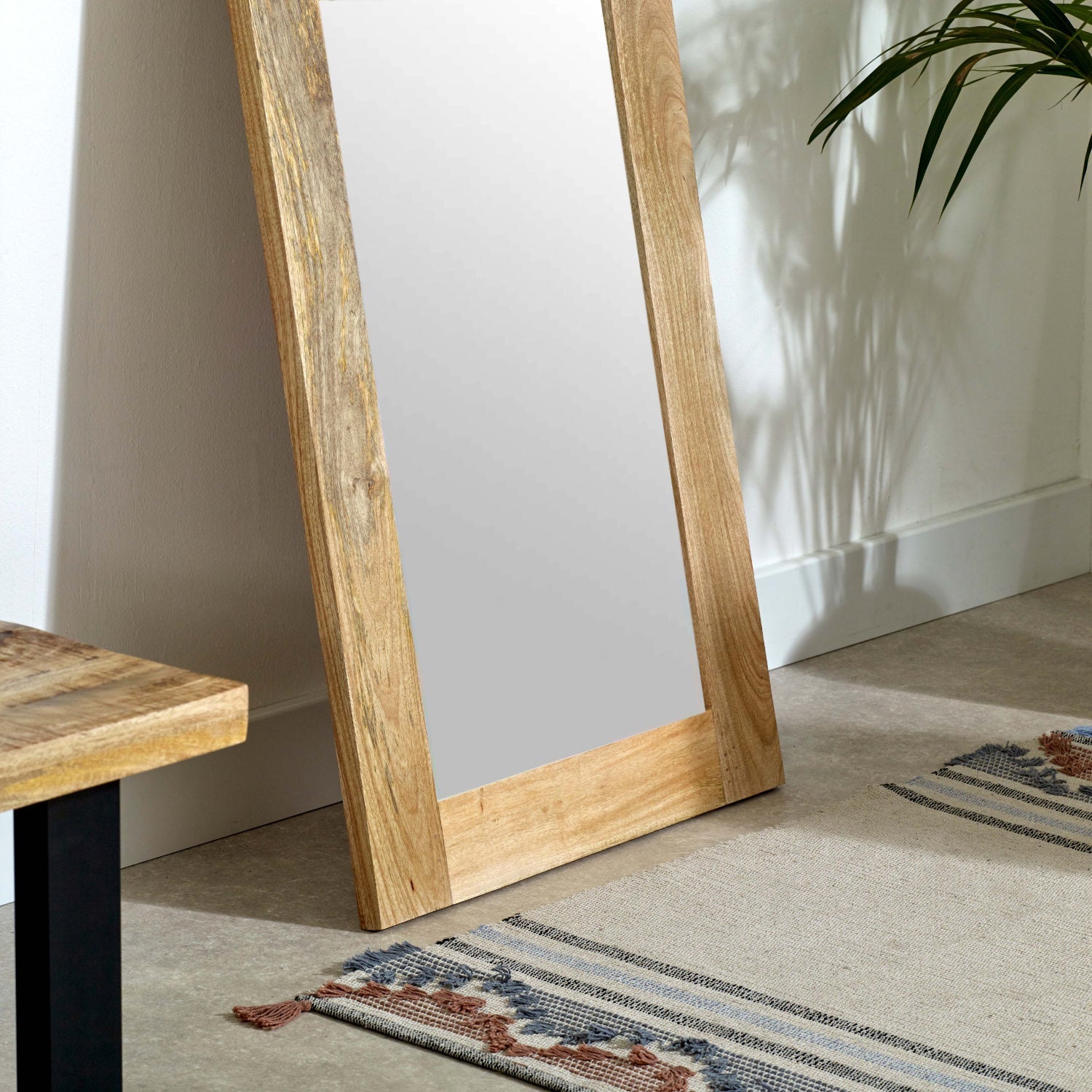 Merlin Mango Wooden Mirror Extra Long