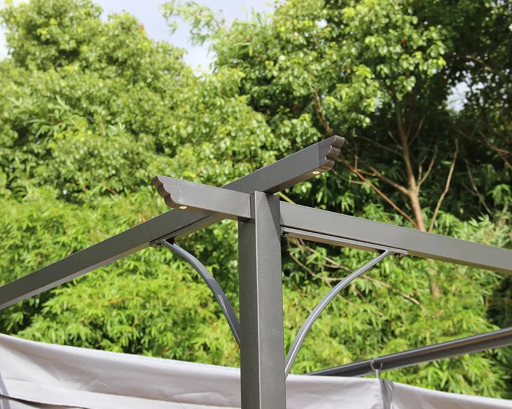 Prague Pergola Gazebo - 3.5M x 3.5M
