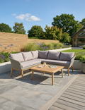 Sol 5 Seater Corner Lounge Set with Square Coffee Table